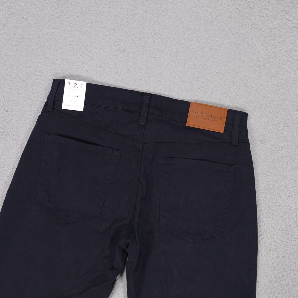 Lucky Brand 121 Slim Straight Men's Size 30x30 Navy Blue Pants